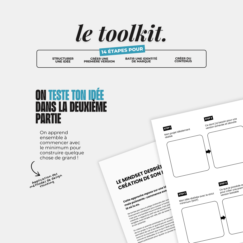 CREATE PROJECT – Le toolkit pour donner vie à une idée !
