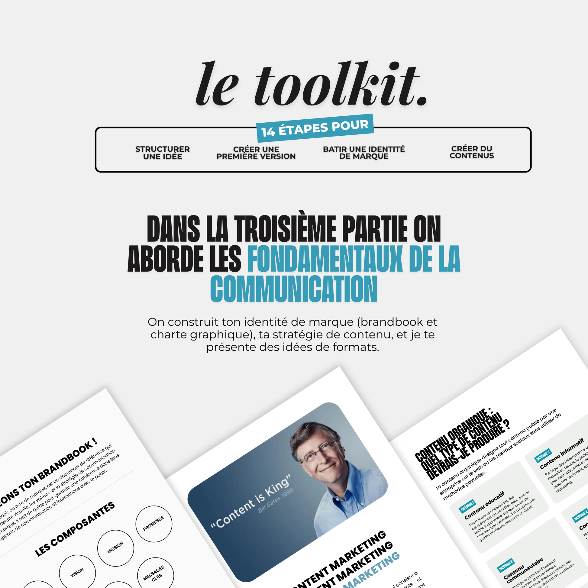 CREATE PROJECT – Le toolkit pour donner vie à une idée !